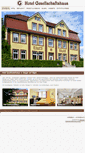 Mobile Screenshot of hotel-gesellschaftshaus.de